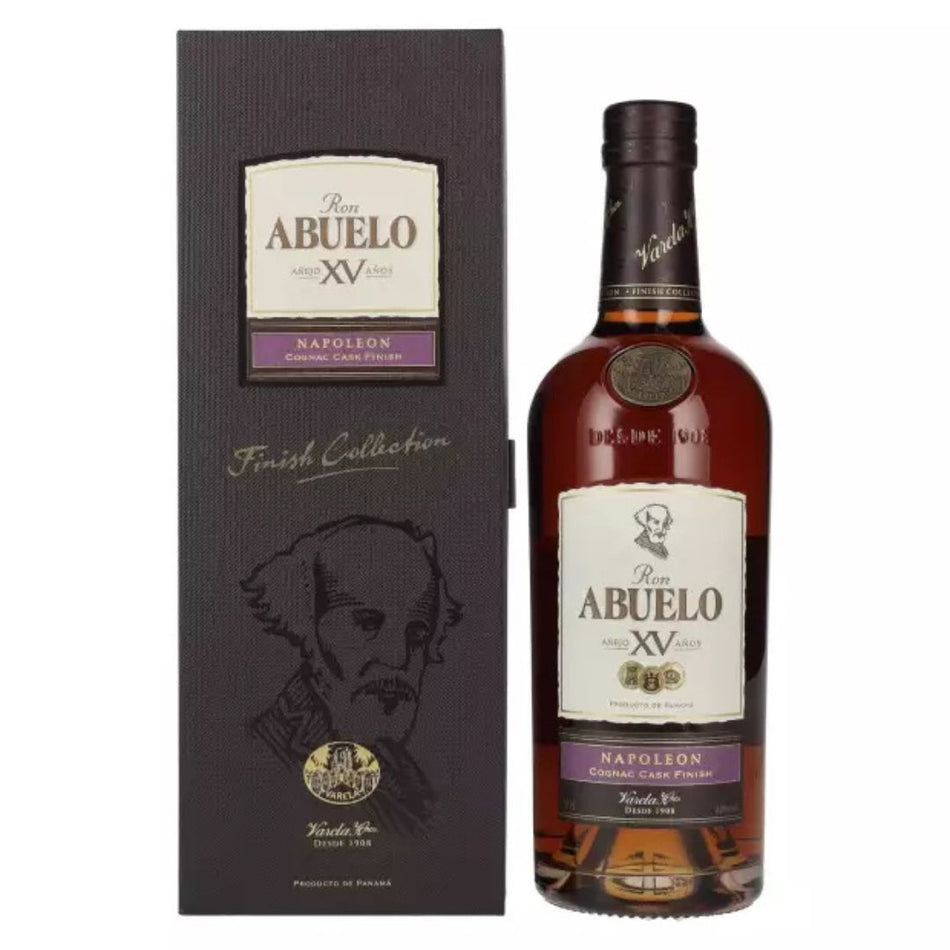 Abuelo Anejo XV Anni Napoleon Cognac Cask Finish Rum 70cl