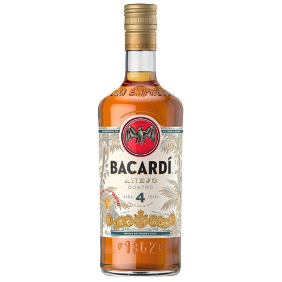 Rum Bacardi Cuatro 4Y Rum 70cl
