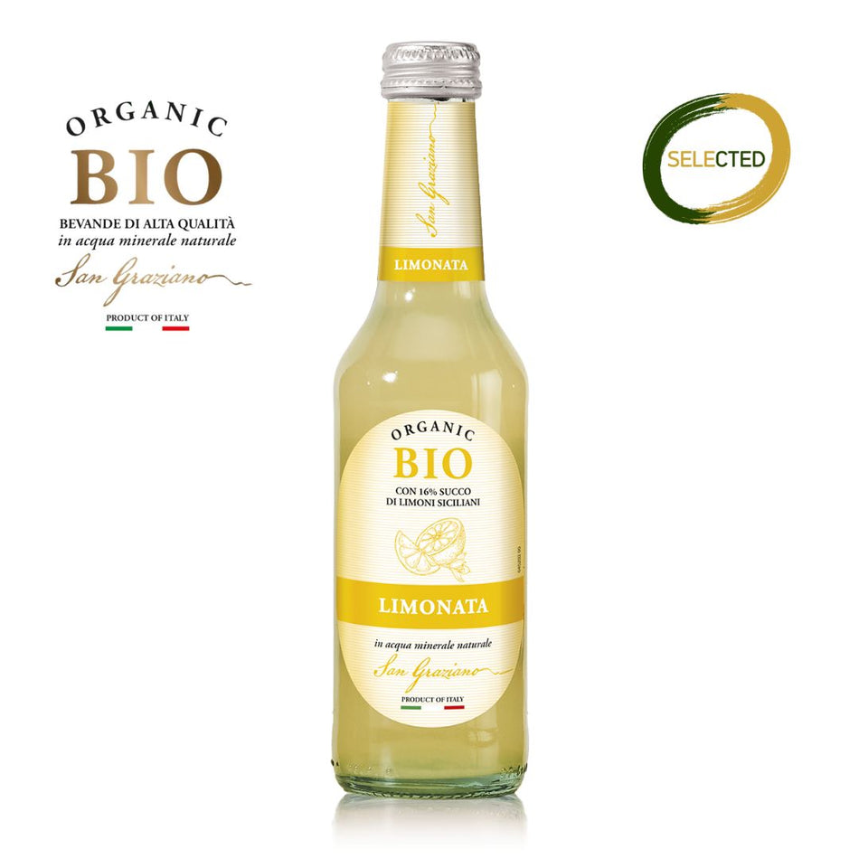 Limonata San Graziano Organic Bio by Fava Bibite 27,50cl - confezione da 12 bottiglie