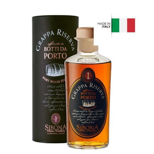 Grappa di Nebbiolo Riserva affinata in Botti di Porto Sibona 50cl