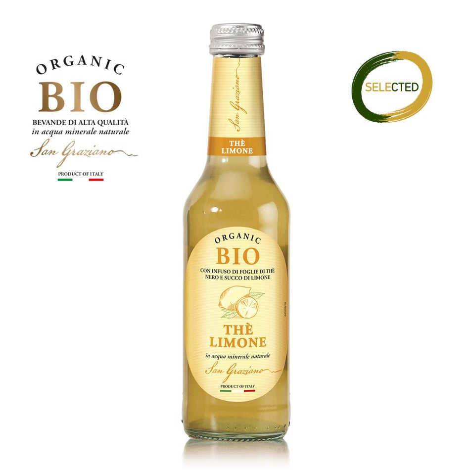 Thè Limone San Graziano Organic Bio by Fava Bibite 27,50cl - confezione da 12 bottiglie