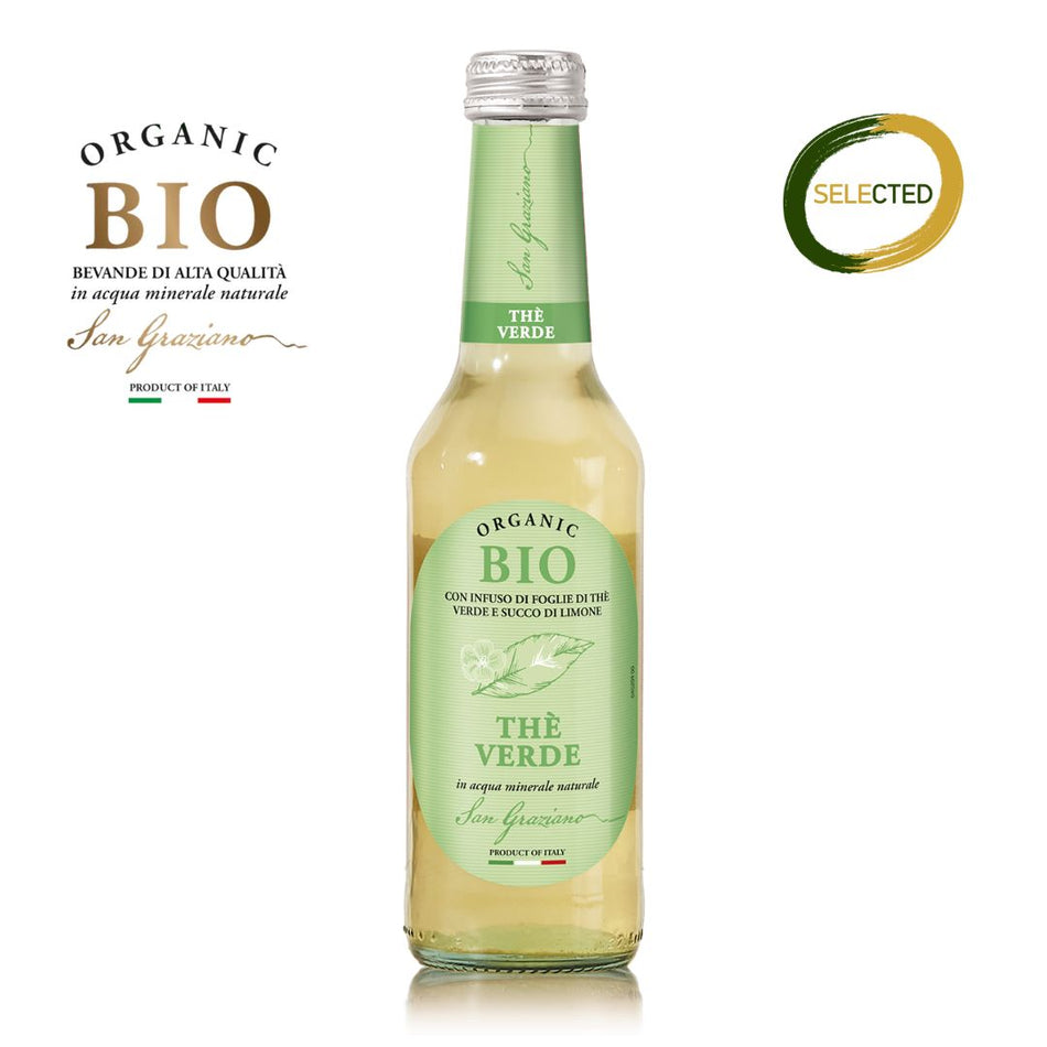Thè Verde San Graziano Organic Bio by Fava Bibite 27,50cl - confezione da 12 bottiglie